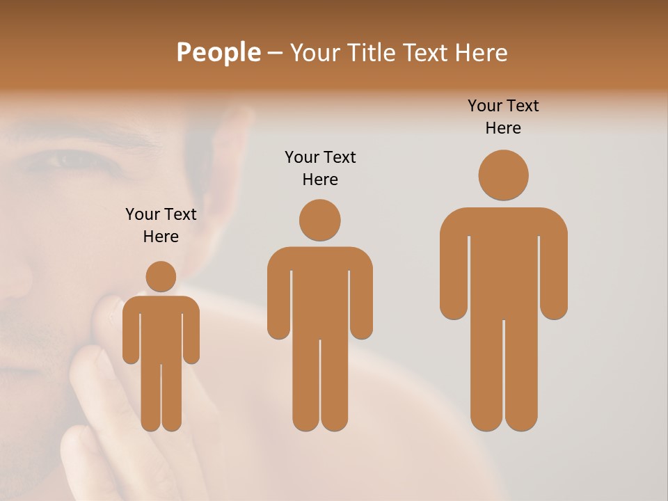 Face Image Part PowerPoint Template