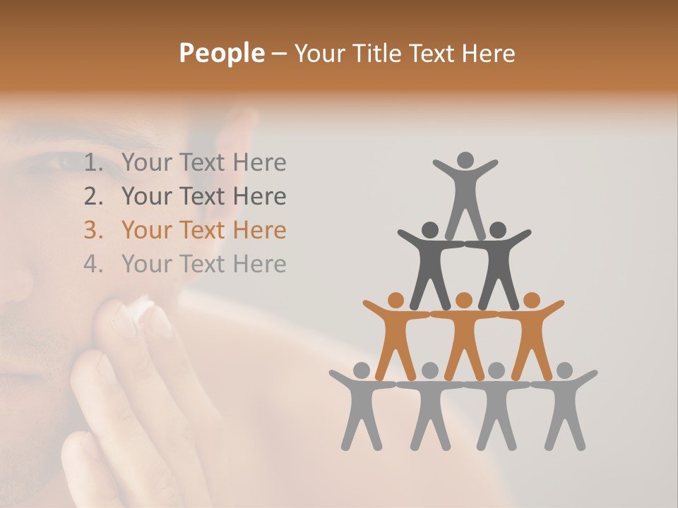 Face Image Part PowerPoint Template