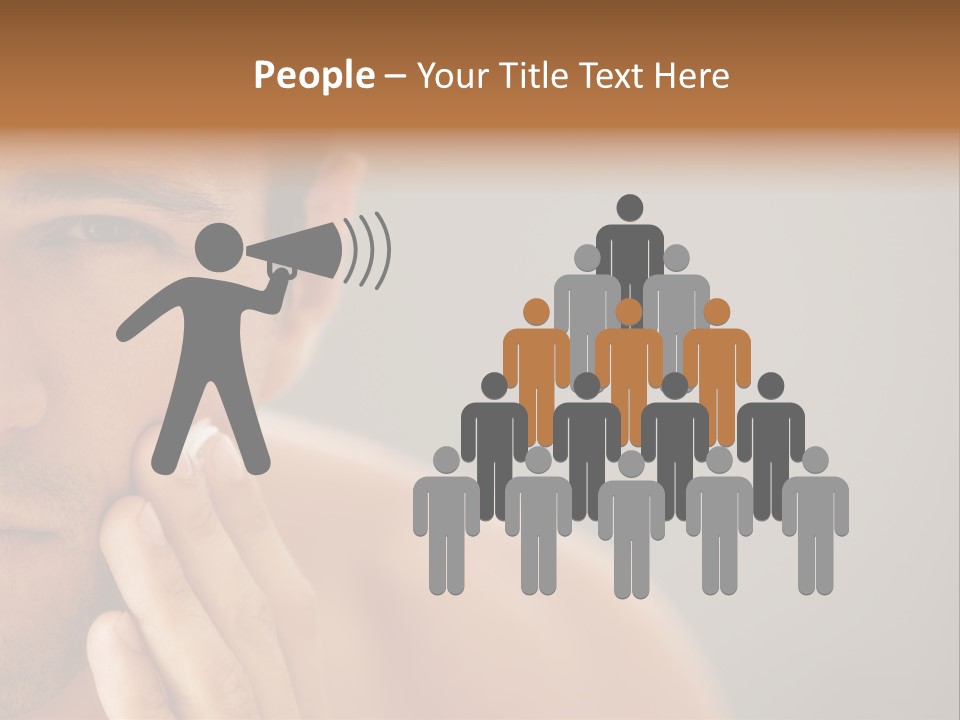 Face Image Part PowerPoint Template