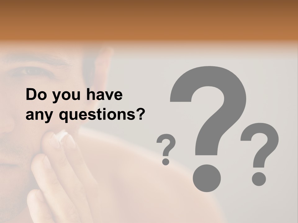 Face Image Part PowerPoint Template