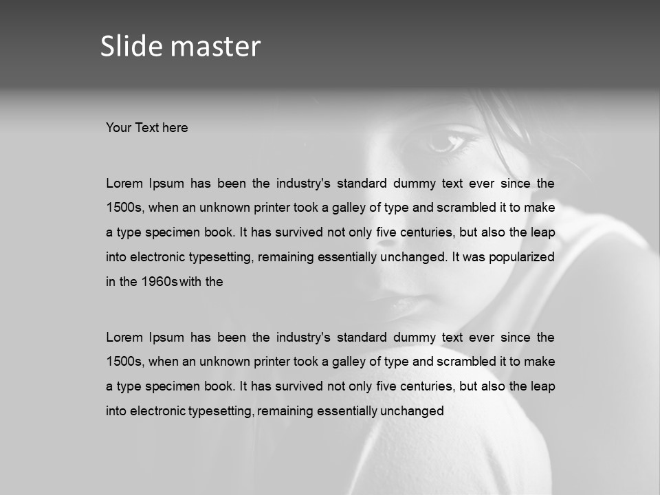 Chin Issues Sad PowerPoint Template