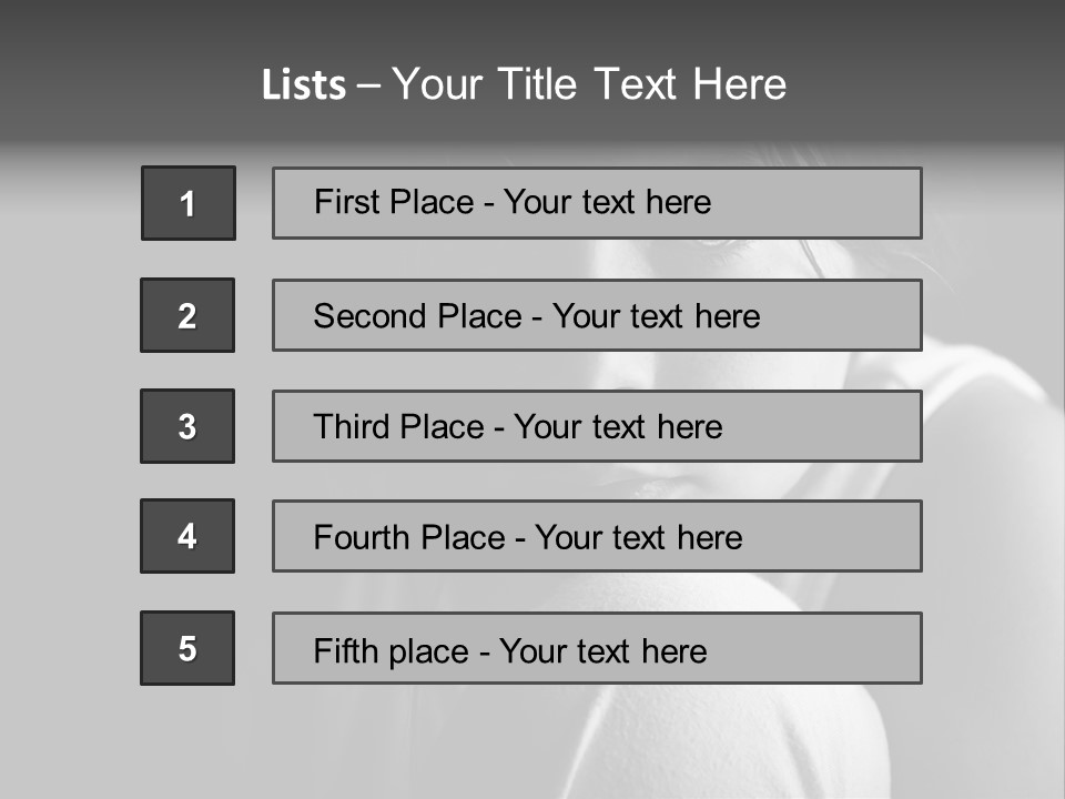 Chin Issues Sad PowerPoint Template