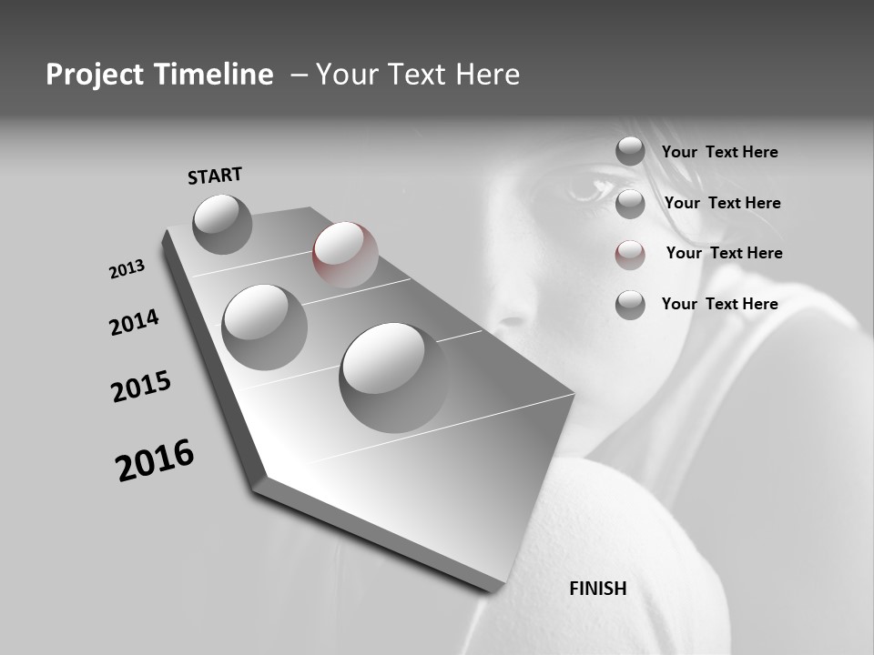 Chin Issues Sad PowerPoint Template