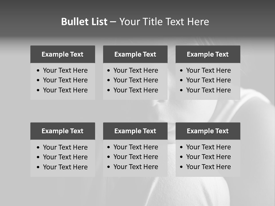 Chin Issues Sad PowerPoint Template