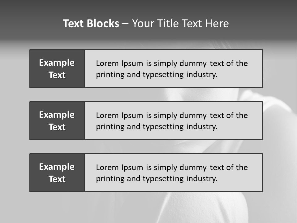 Chin Issues Sad PowerPoint Template
