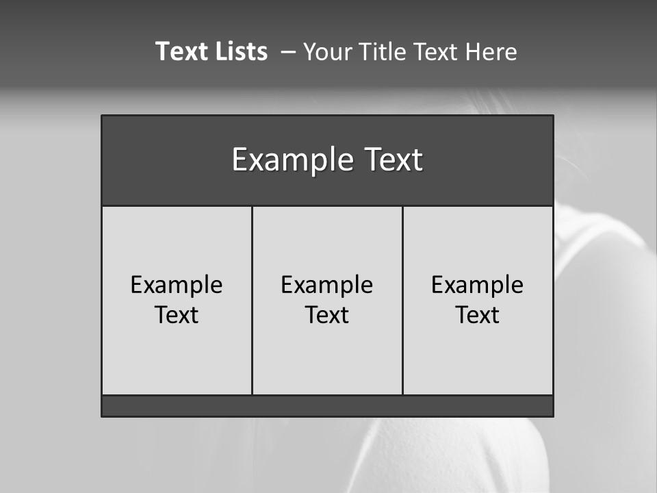 Chin Issues Sad PowerPoint Template