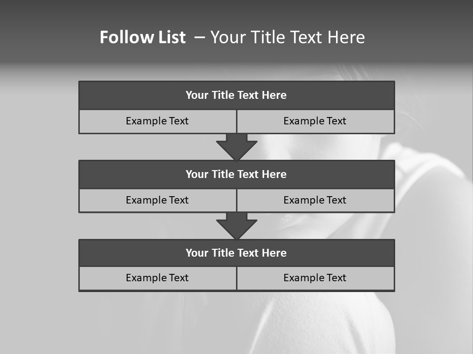 Chin Issues Sad PowerPoint Template