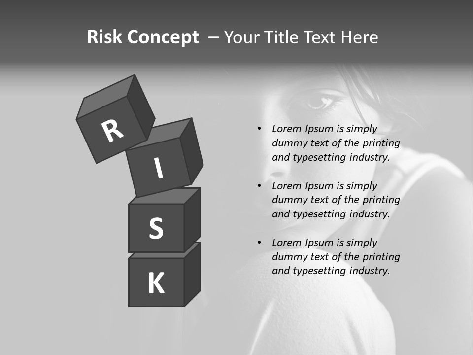 Chin Issues Sad PowerPoint Template
