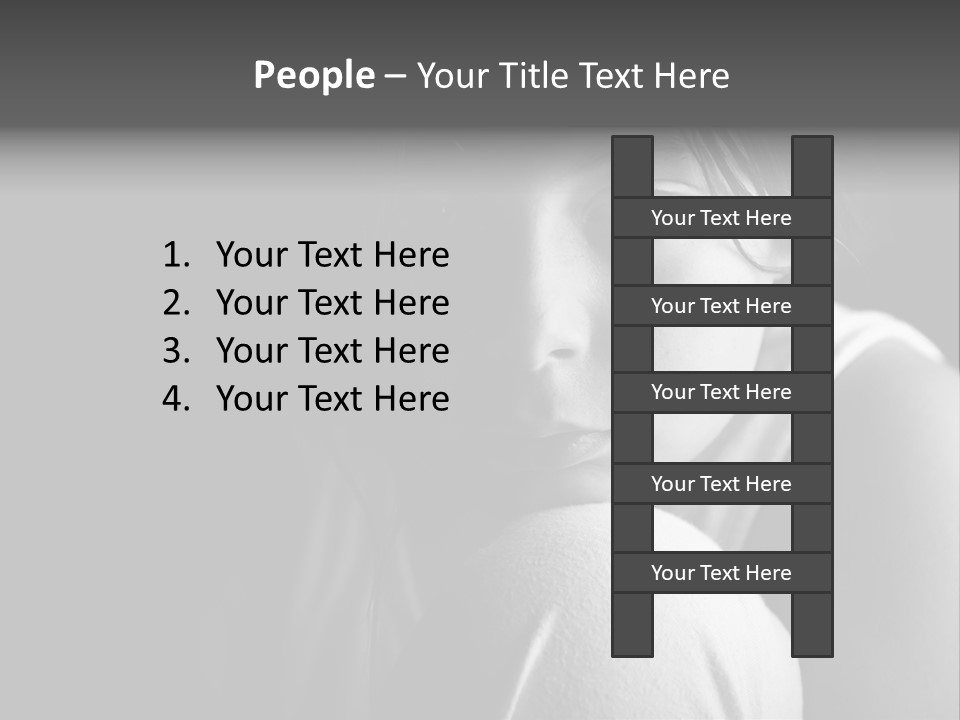 Chin Issues Sad PowerPoint Template