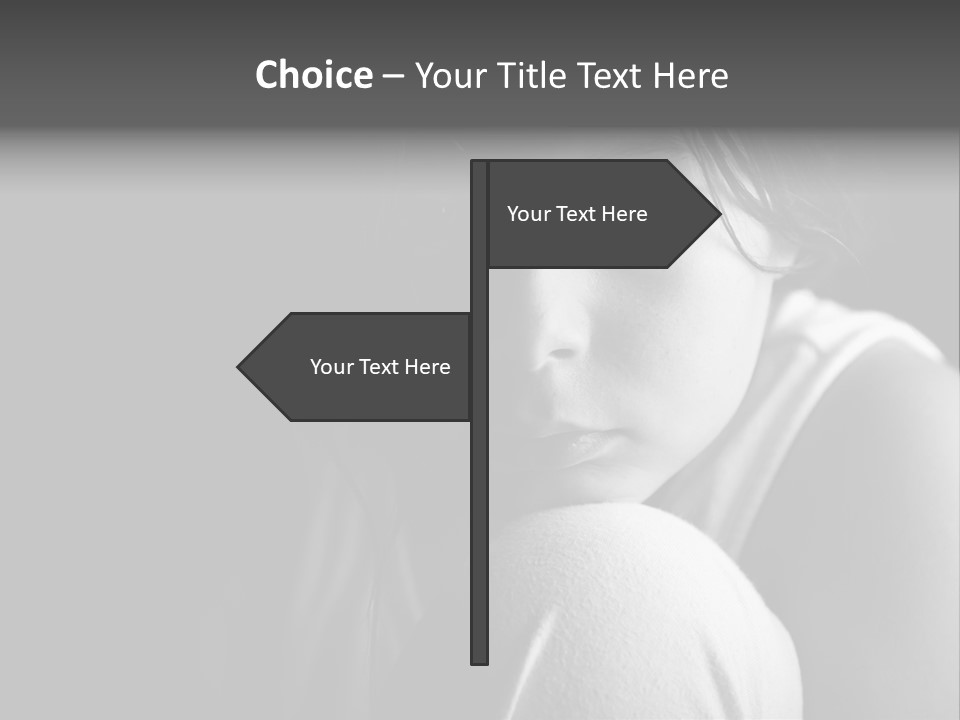 Chin Issues Sad PowerPoint Template