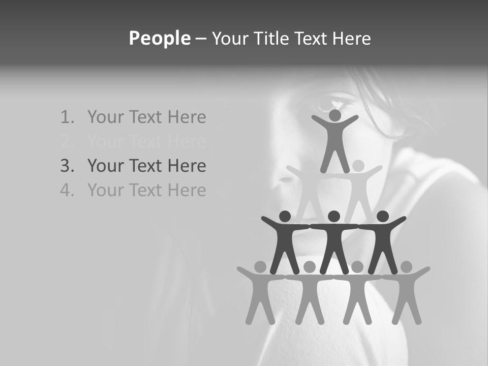 Chin Issues Sad PowerPoint Template