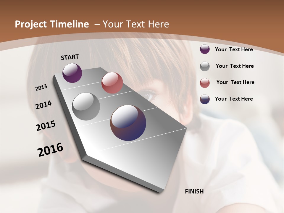 Adorable Lying Plasma PowerPoint Template