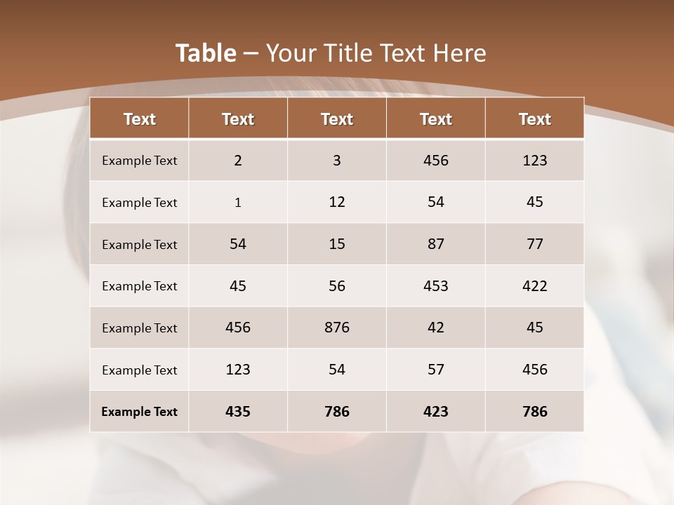 Adorable Lying Plasma PowerPoint Template