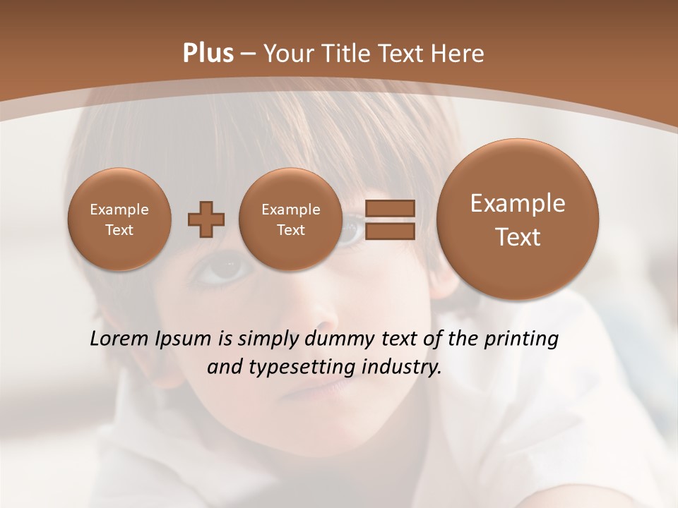 Adorable Lying Plasma PowerPoint Template