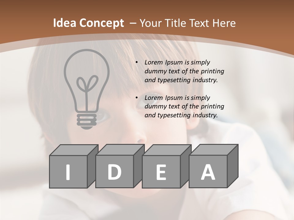 Adorable Lying Plasma PowerPoint Template