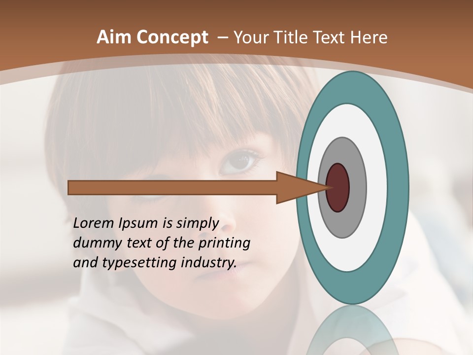 Adorable Lying Plasma PowerPoint Template