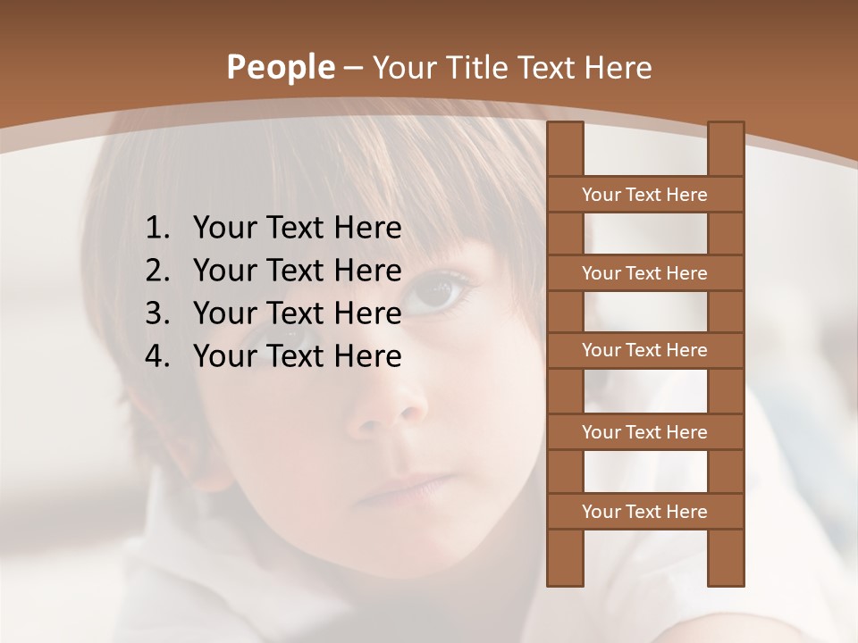 Adorable Lying Plasma PowerPoint Template