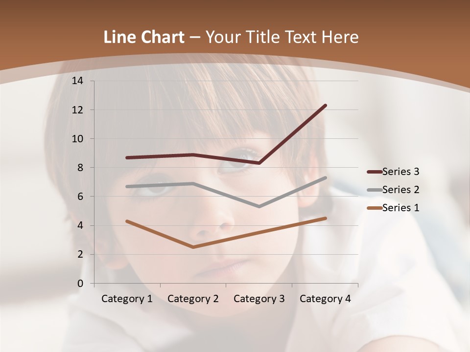 Adorable Lying Plasma PowerPoint Template