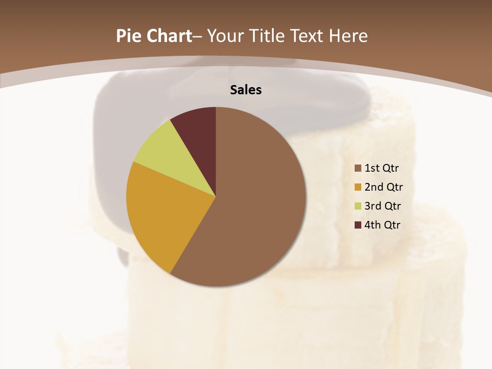 Sweet Melting Isolated PowerPoint Template