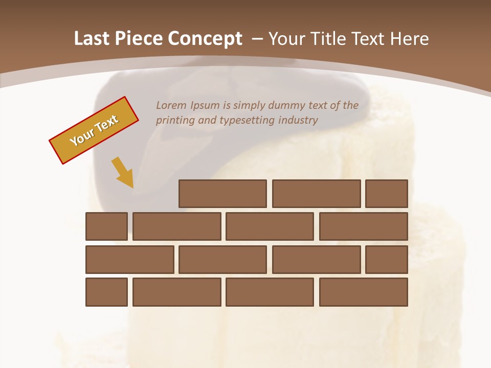 Sweet Melting Isolated PowerPoint Template