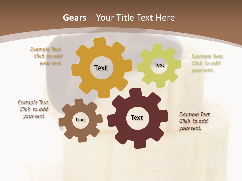 Sweet Melting Isolated PowerPoint Template