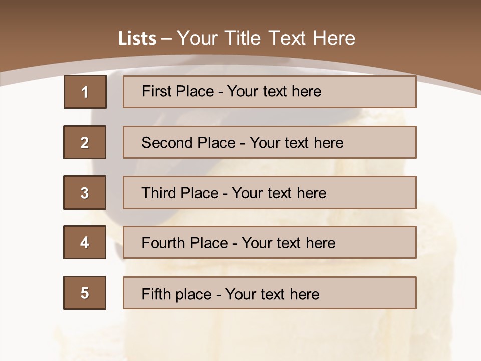 Sweet Melting Isolated PowerPoint Template