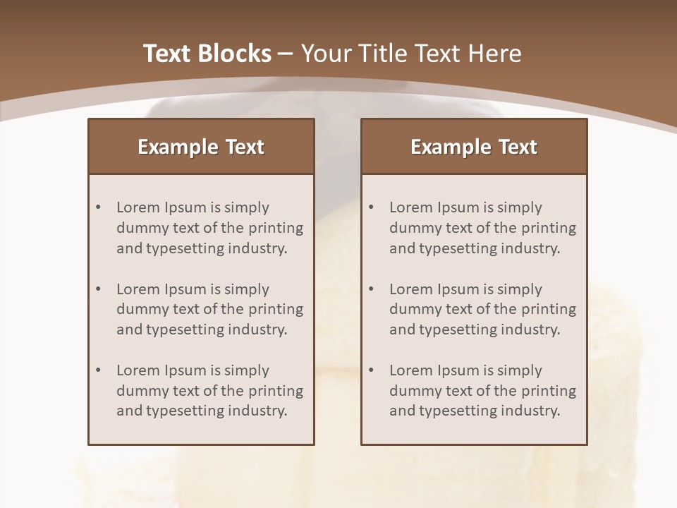 Sweet Melting Isolated PowerPoint Template