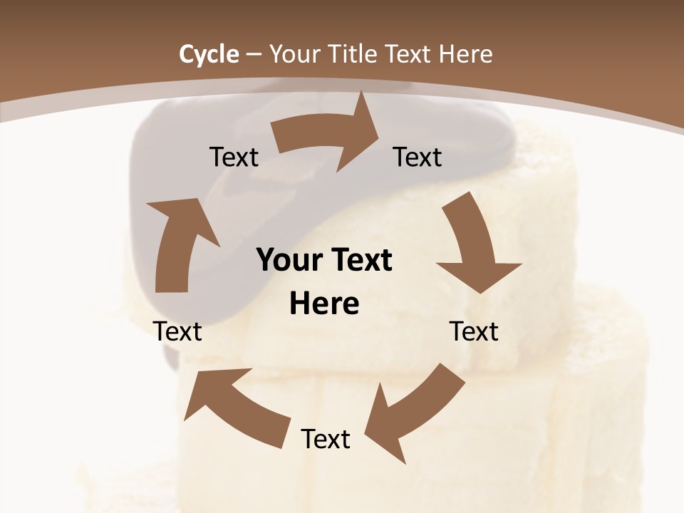 Sweet Melting Isolated PowerPoint Template
