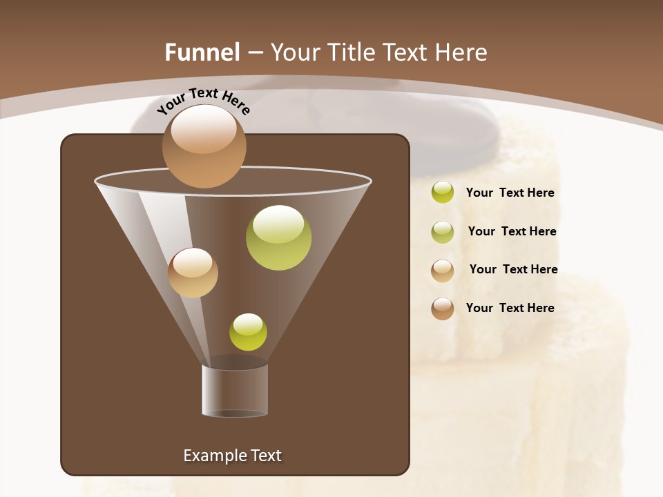 Sweet Melting Isolated PowerPoint Template