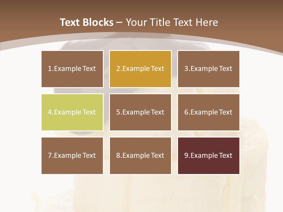 Sweet Melting Isolated PowerPoint Template