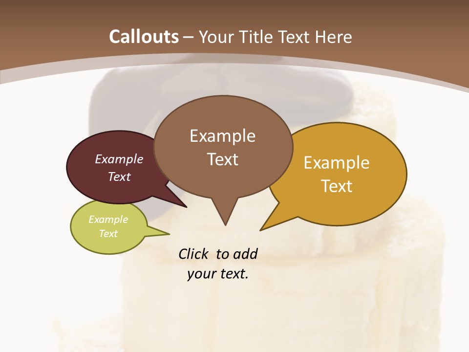 Sweet Melting Isolated PowerPoint Template