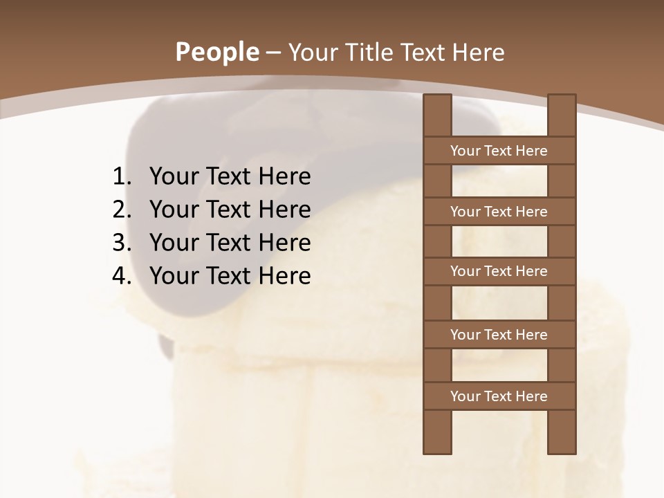 Sweet Melting Isolated PowerPoint Template