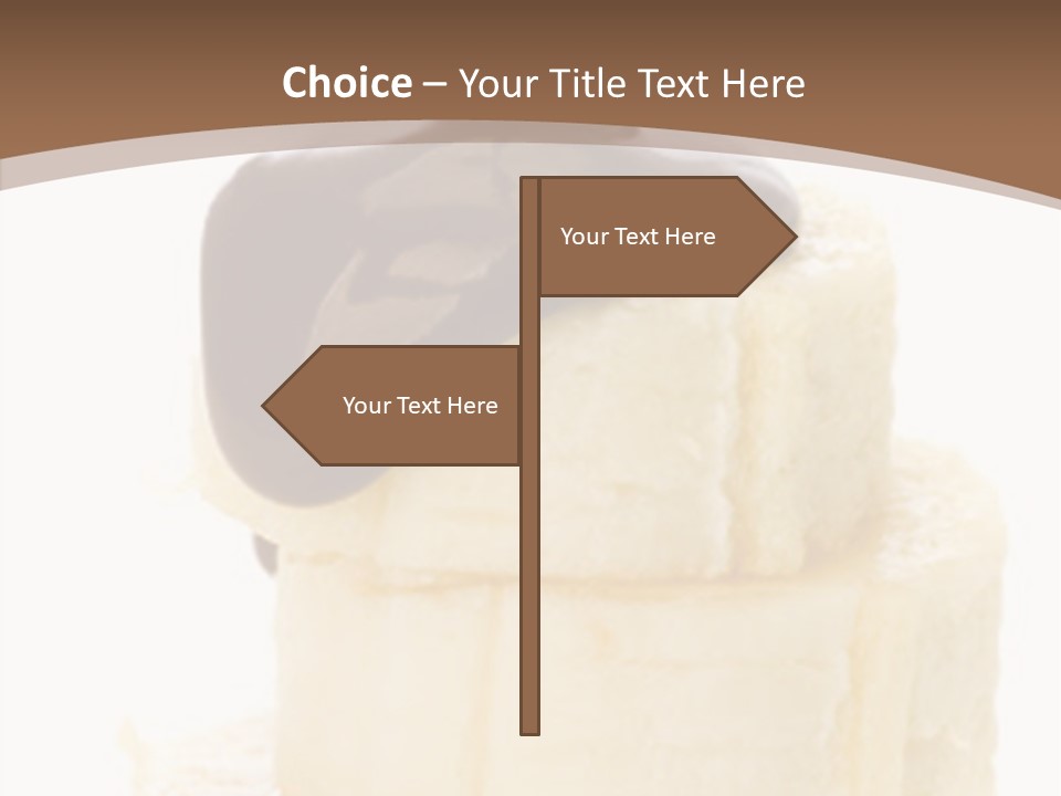 Sweet Melting Isolated PowerPoint Template