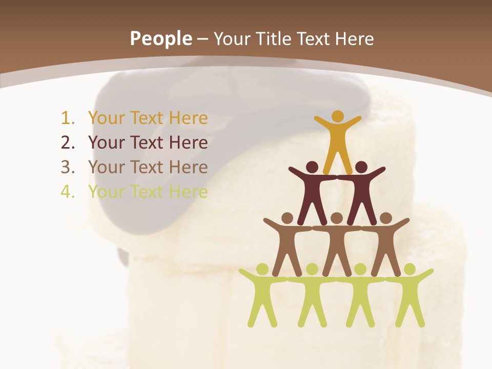 Sweet Melting Isolated PowerPoint Template