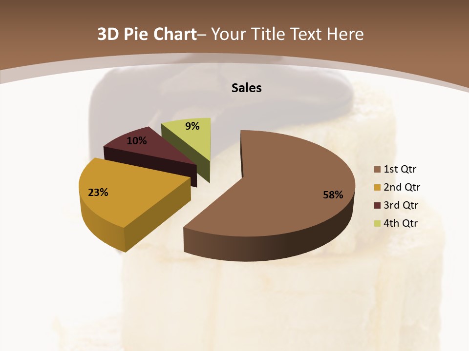 Sweet Melting Isolated PowerPoint Template