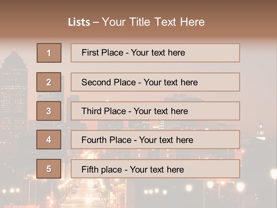 Business Shot Beautiful PowerPoint Template
