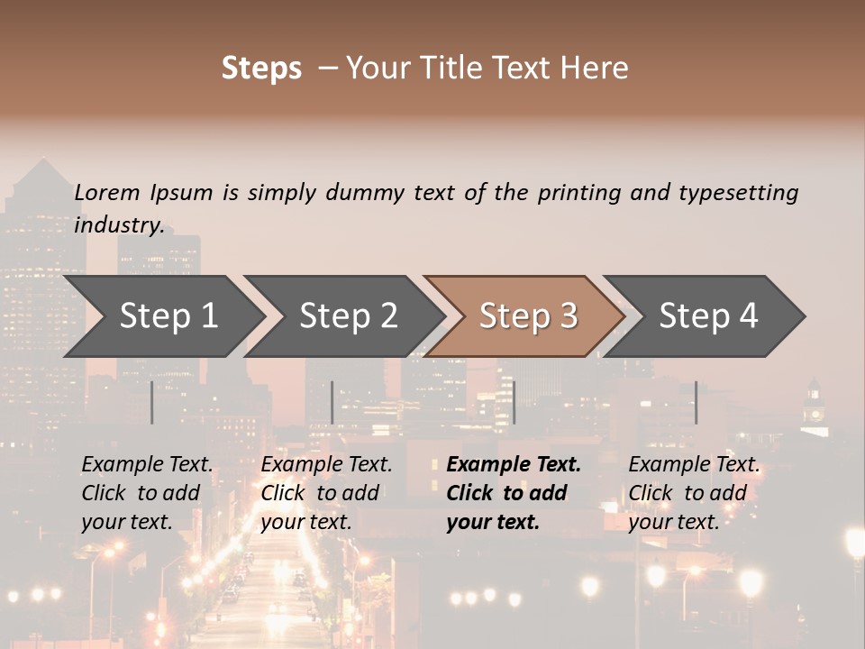 Business Shot Beautiful PowerPoint Template