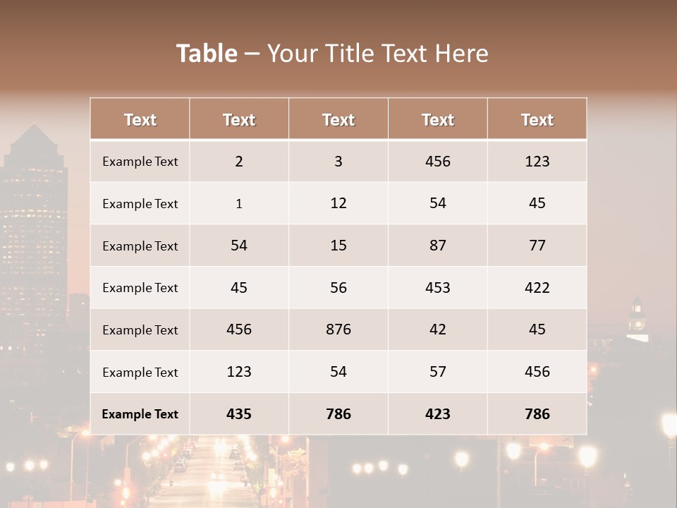 Business Shot Beautiful PowerPoint Template