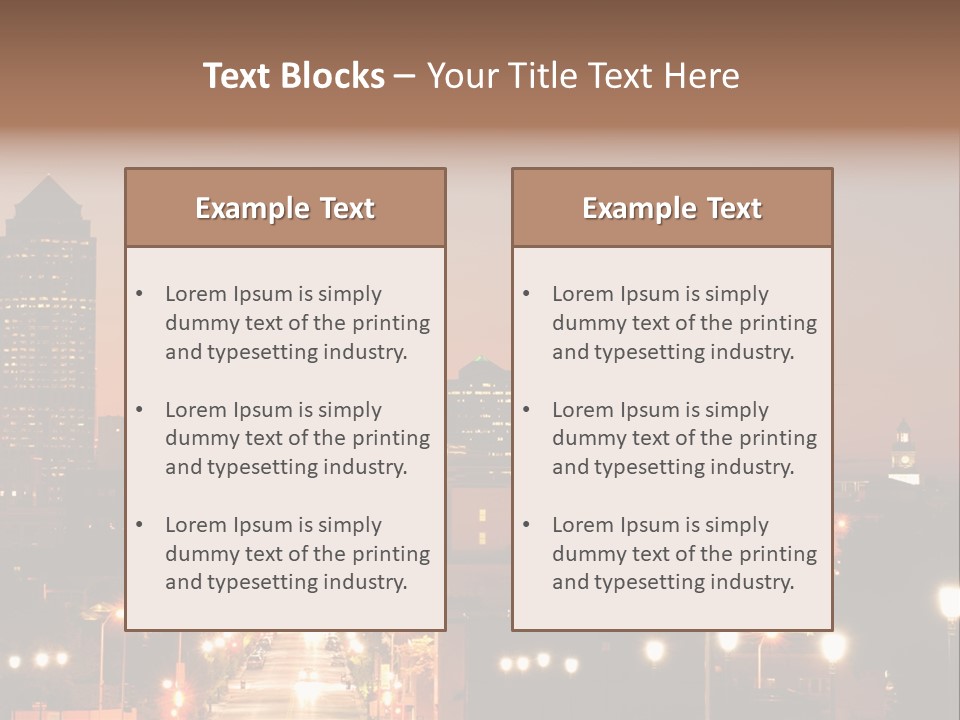 Business Shot Beautiful PowerPoint Template