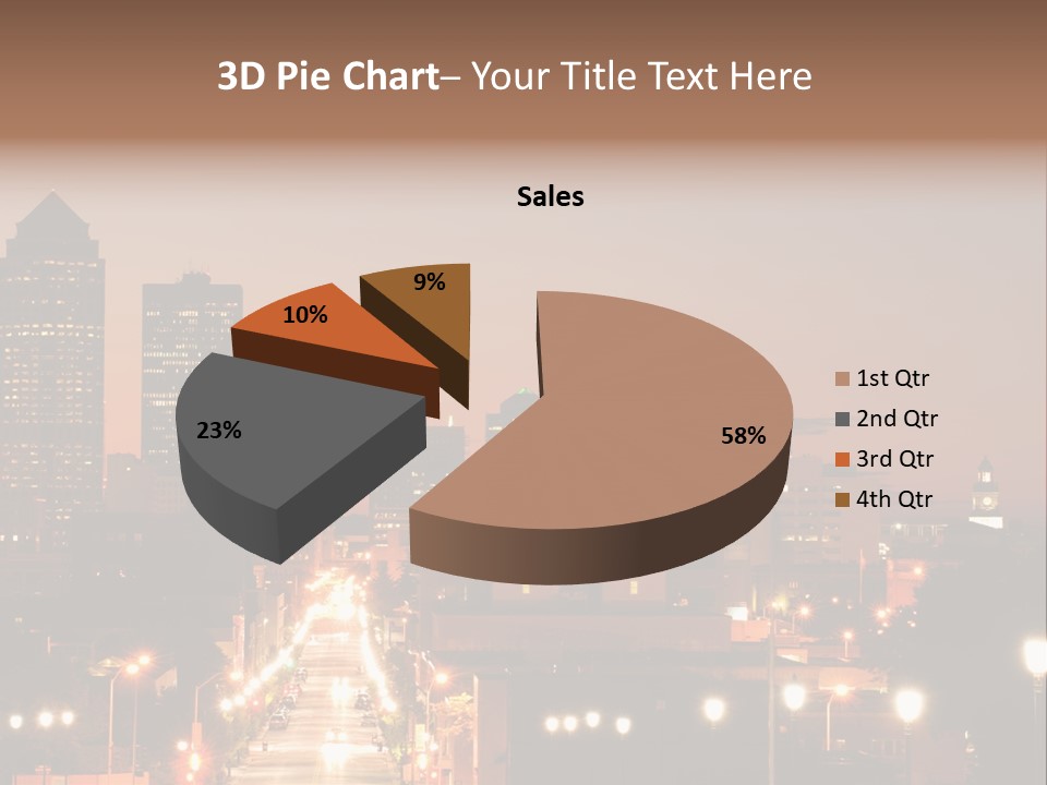 Business Shot Beautiful PowerPoint Template