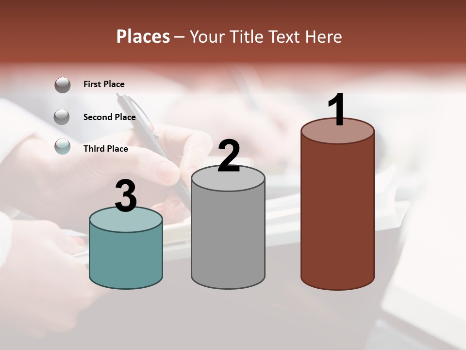 Note Holding Summary PowerPoint Template