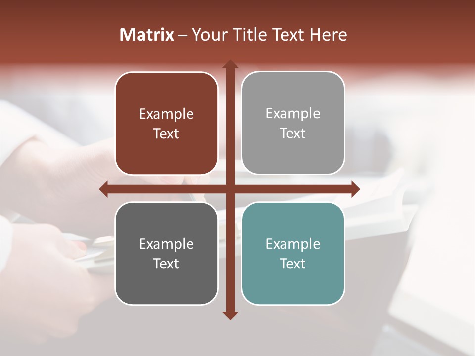 Note Holding Summary PowerPoint Template