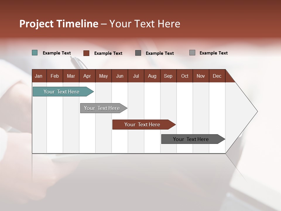 Note Holding Summary PowerPoint Template