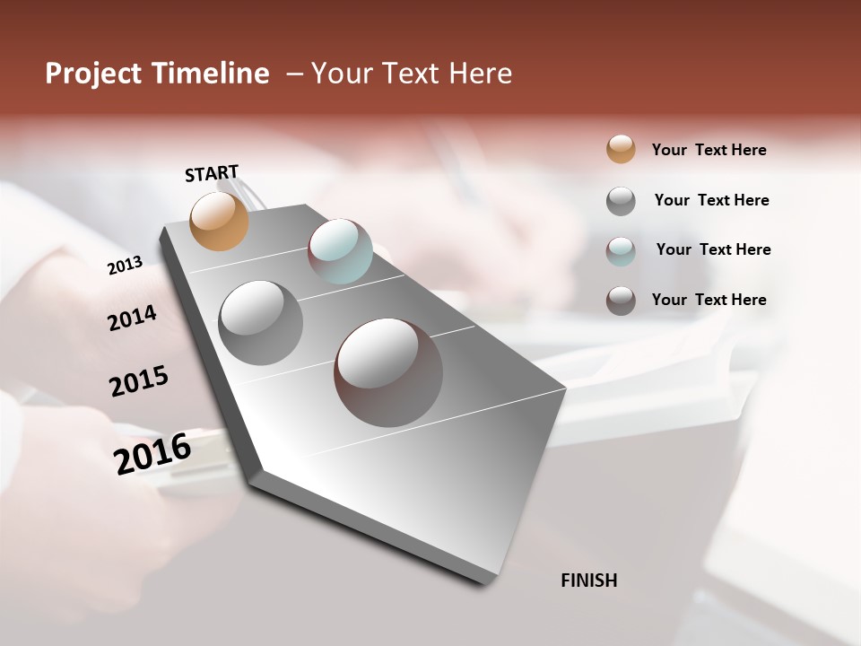 Note Holding Summary PowerPoint Template