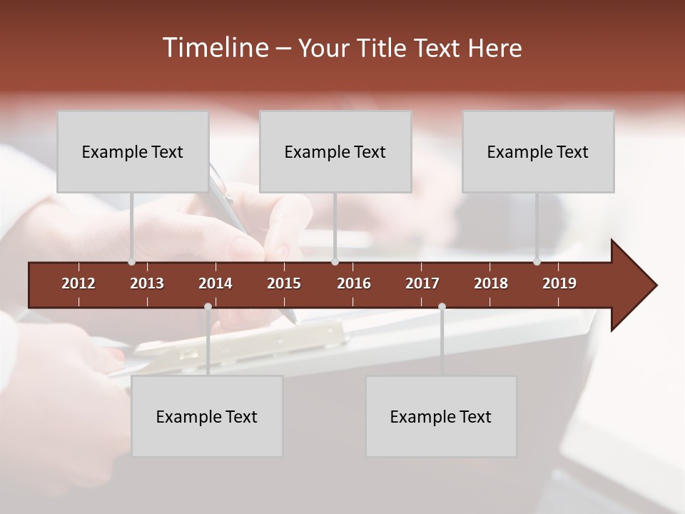 Note Holding Summary PowerPoint Template