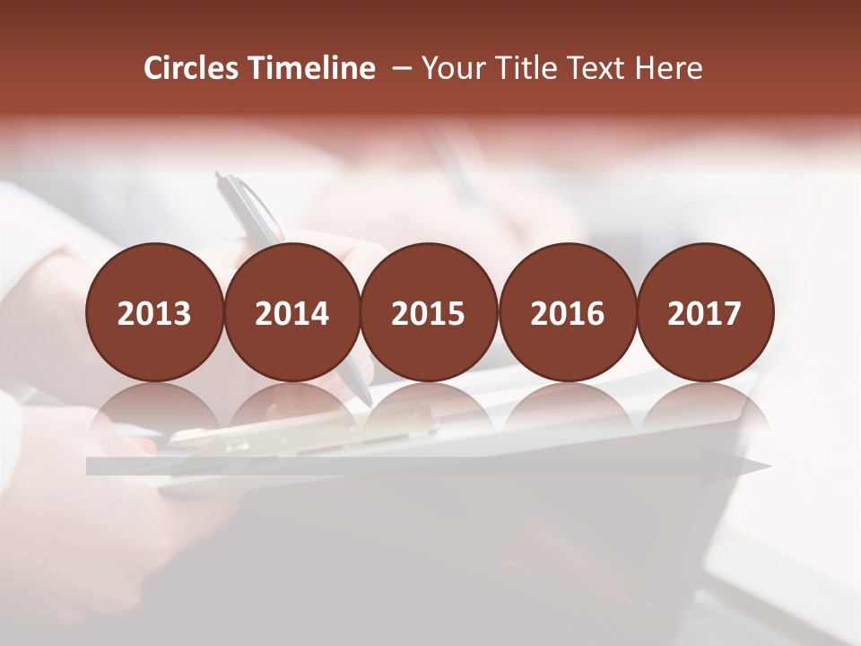 Note Holding Summary PowerPoint Template