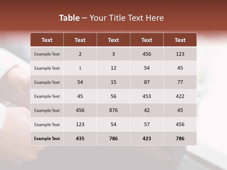 Note Holding Summary PowerPoint Template