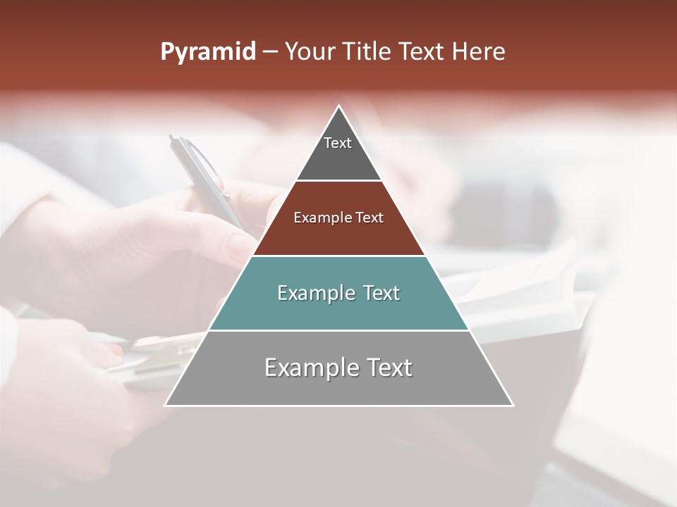 Note Holding Summary PowerPoint Template
