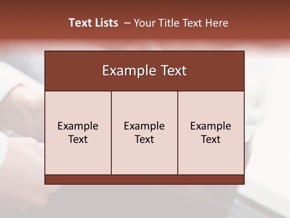 Note Holding Summary PowerPoint Template