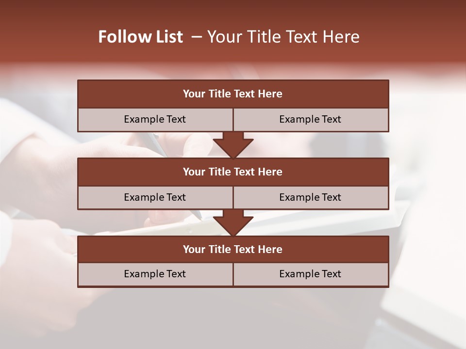Note Holding Summary PowerPoint Template